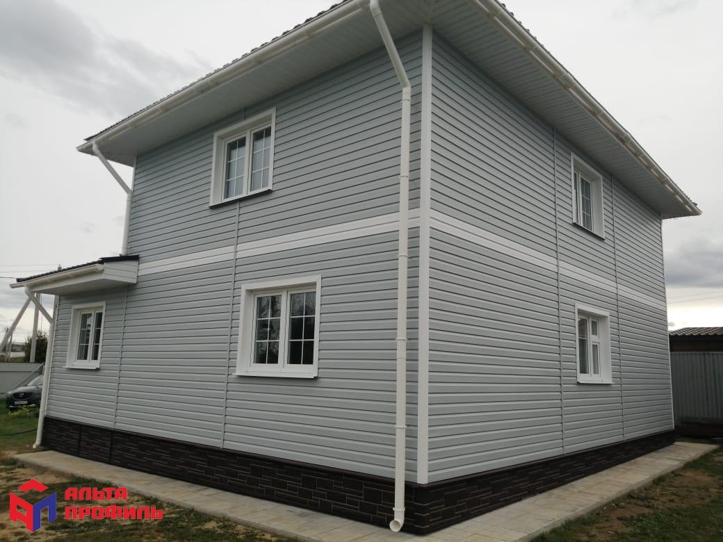 АЛЬТА КЛАССИКА Виниловый сайдинг | светло-серый, 3,66м