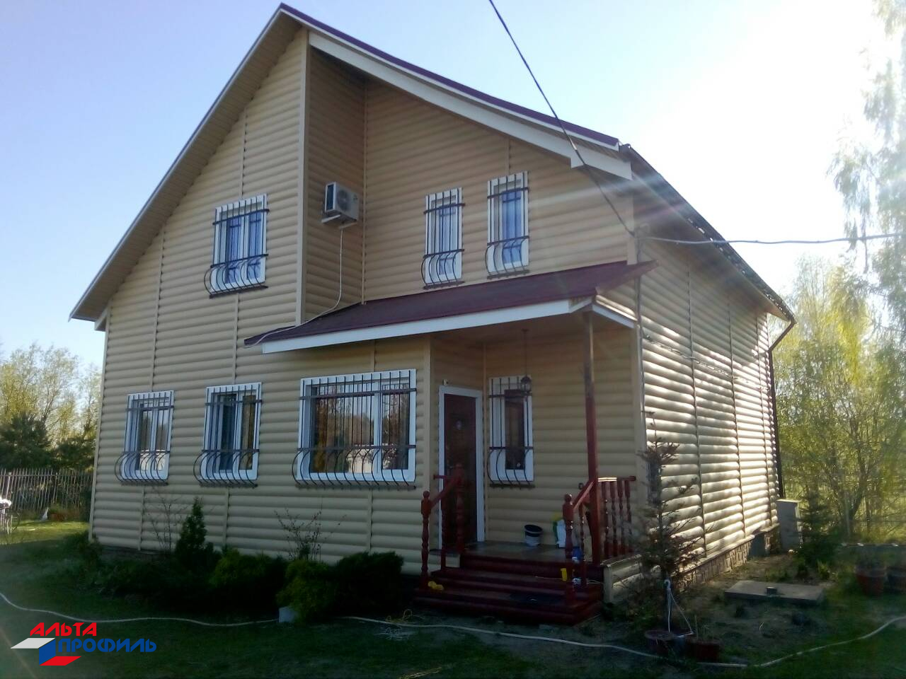 БЛОКХАУС Виниловый сайдинг | Престиж, Золотистый ВН-02 3100х320мм