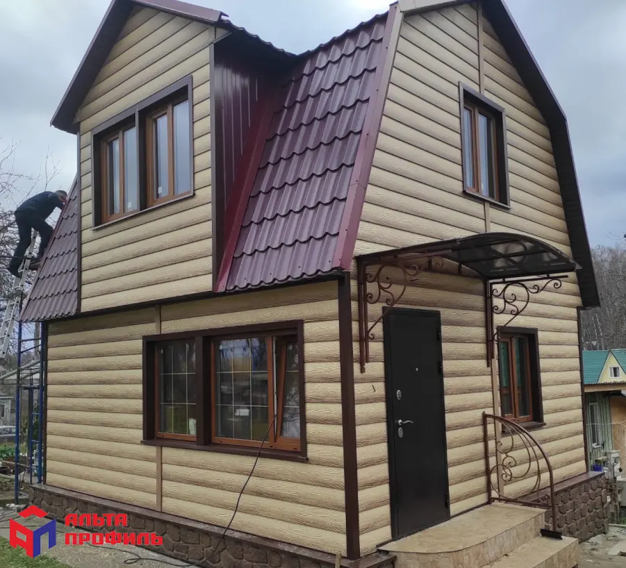 БЛОКХАУС Виниловый сайдинг | Люкс, Ольха ВН-03 3000х222мм