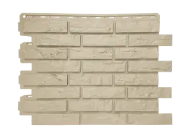 ПАНЕЛЬ КИРПИЧ РИЖСКИЙ ЭКО, ЦВЕТ КРЕМОВЫЙ
