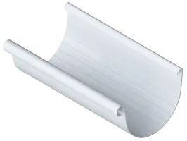 Желоб 125мм, ПВХ, серия Элит, 4м, цвет Белый